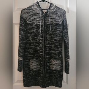 "If It Were Me" Knit Cardigan Hoodie